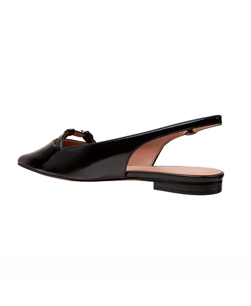 Celina | T-Strap Mary Jane Slingback Flat