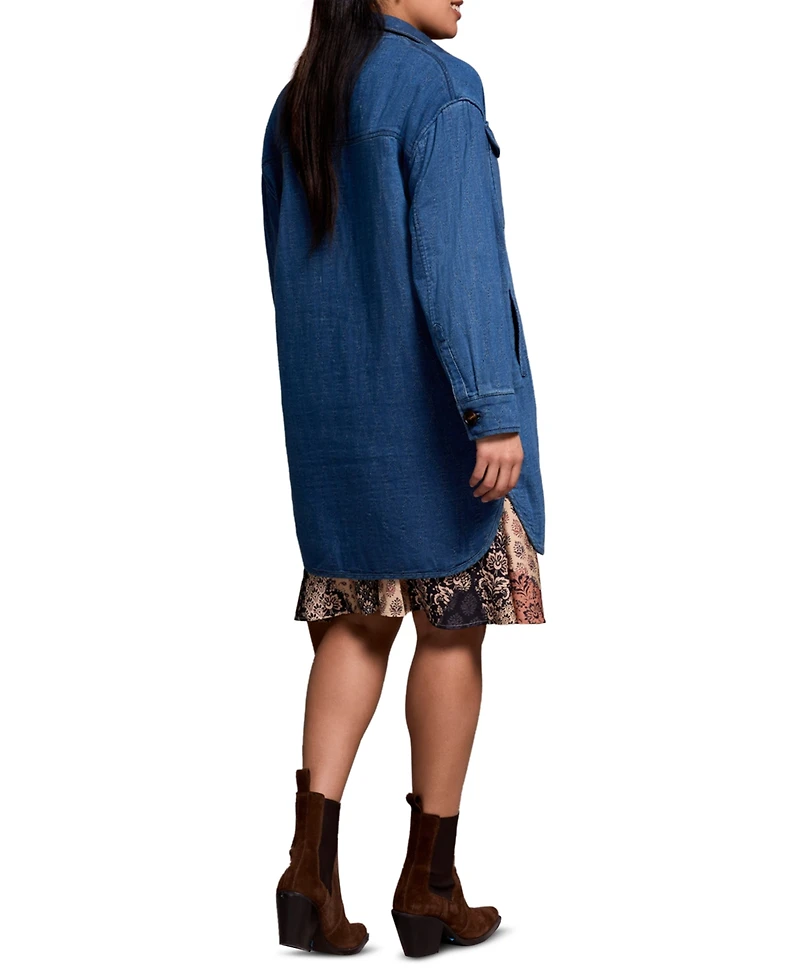 Tribal Women's Quilted Cotton Button Front Jacket