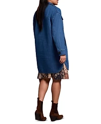 Tribal Women's Quilted Cotton Button Front Jacket