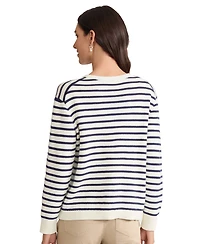 Jones New York Women's Button Front Long-Sleeve Cardigan