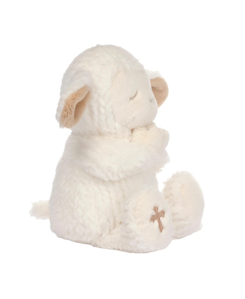 Lambs & Ivy Heaven Sent Praying Baptism Plush Lamb Stuffed Animal Toy - Mary