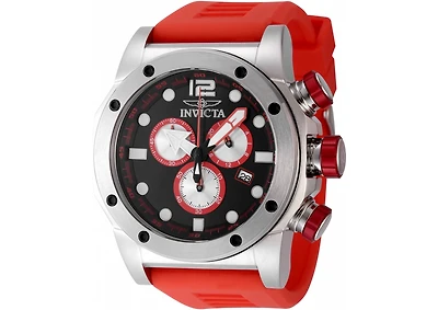 Invicta Men's 48977 Sea Hunter Quartz Chronograph Black Dial Watch