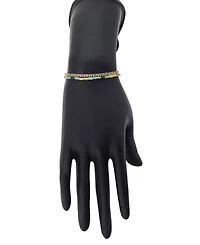 Unwritten Multi Color Stone Link and Beaded Bolo Bracelet