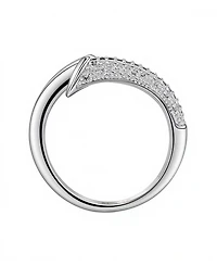 Unwritten Cubic Zirconia Bypass Ring