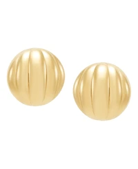 Macy's Half Ball Stud Earrings in 18K Yellow Gold-Plated Sterling Silver