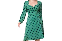 Kiyonna Plus Socialite Sweetheart Wrap Dress
