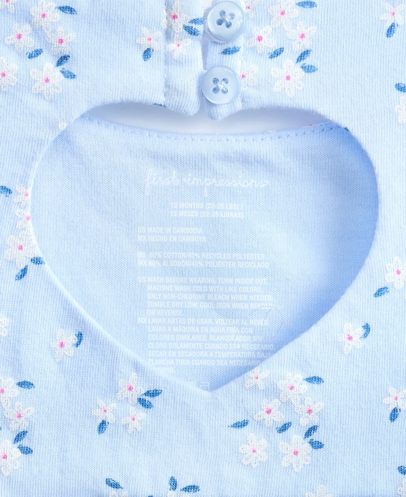 First Impressions Baby Girls Simply Ditsy Sunsuit, Macy's Exclusive