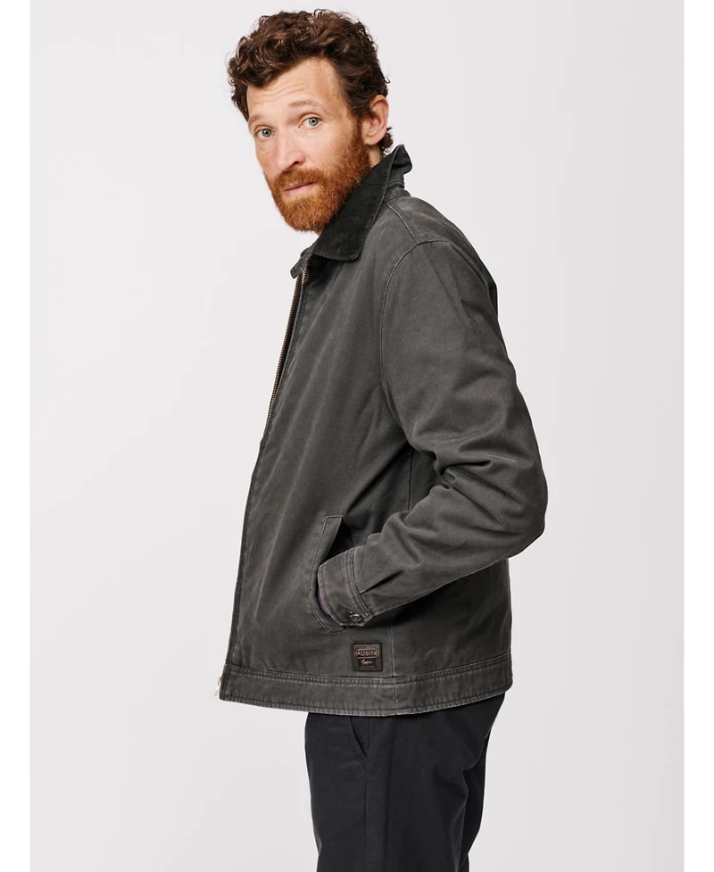 Aubin Men's Newland Canvas Harrington Jacket