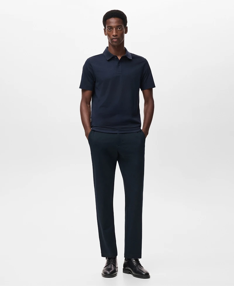 Mango Men's Slim-Fit Thermolite Polo Shirt