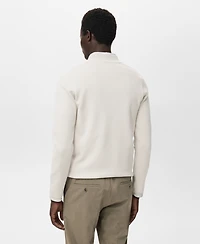 Mango Men's Perkins Neck Knitted Sweater