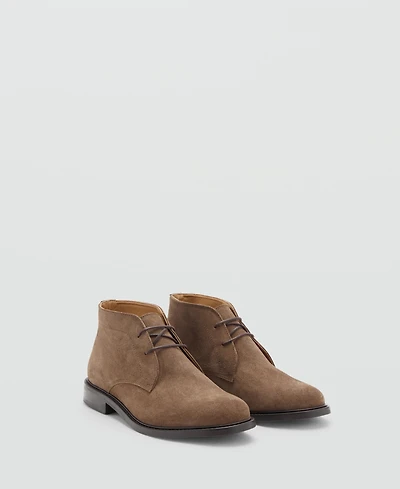 Mango Men's Suede Leather Ankle Boots