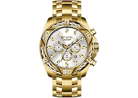 Invicta Men's 34121 Bolt Quartz Chronograph Silver Dial Watch