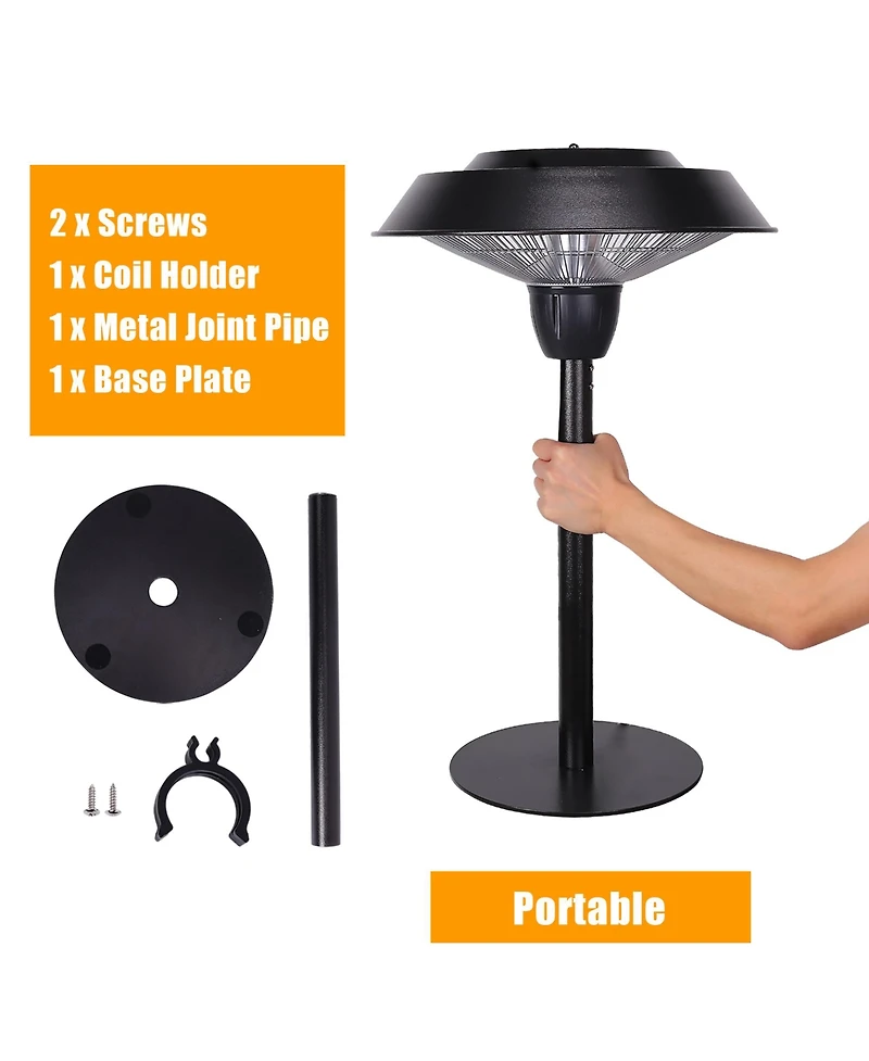 5100 Electric Tabletop Patio Heater