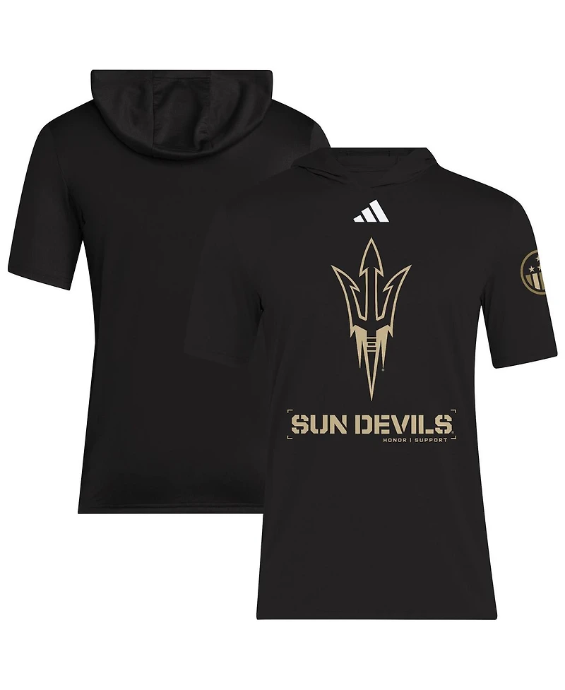 Adidas Men's Black Arizona State Sun Devils 2025 Military Appreciation Aeroready T-Shirt