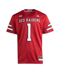 Adidas Men's 1 Red Texas Tech Raiders Premier Jersey