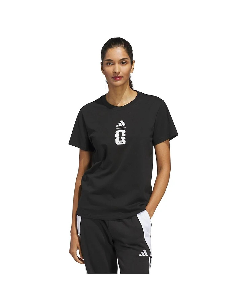 Adidas Women's Black 2026 Fifa World Cup Graphic T-Shirt