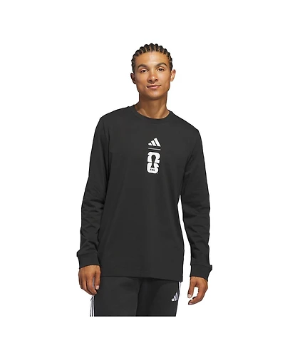 Adidas Men's Black 2026 Fifa World Cup Graphic Long Sleeve T-Shirt