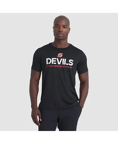 Fanatics Men's Black New Jersey Devils Authentic Pro Rink Tech T-Shirt