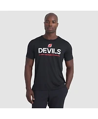 Fanatics Men's Black New Jersey Devils Authentic Pro Rink Tech T-Shirt