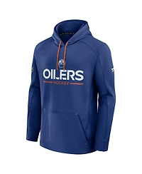 Fanatics Men's Royal Edmonton Oilers Authentic Pro Rink Hoodie