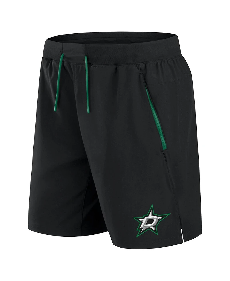 Fanatics Men's Black Dallas Stars Authentic Pro Rink Performance Shorts