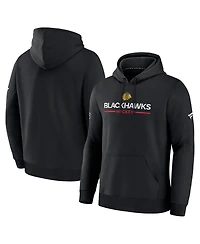 Fanatics Men's Black Chicago Blackhawks Authentic Pro Primary Hoodie