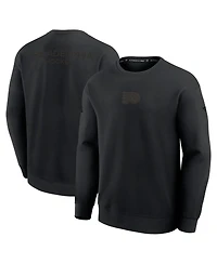 Fanatics Men's Black Philadelphia Flyers Authentic Pro Road Tri-Blend Sweatshirt