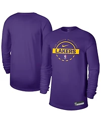 Nike Men's Purple Los Angeles Lakers 2025/26 On-Court Flare Performance Practice Long Sleeve T-Shirt