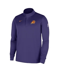 Nike Men's Purple Phoenix Suns 2025/26 Authentic Coaches Quarter-Zip Dri-Fit Sweatshirt