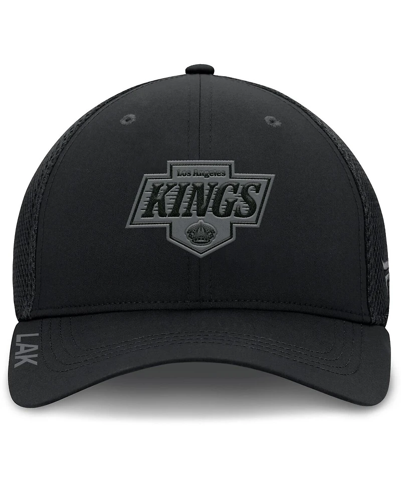 Fanatics Men's Black Los Angeles Kings Authentic Pro Road Flex Hat