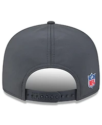 New Era Men's Charcoal New Orleans Saints 2025 Sideline Cold Weather Split Panel 9FIFTY Snapback Hat