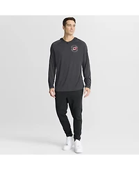 Fanatics Men's Charcoal Carolina Hurricanes Authentic Pro Rink Raglan Hoodie
