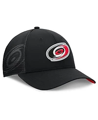 Fanatics Men's Black Carolina Hurricanes Authentic Pro Home Ice Trucker Adjustable Hat