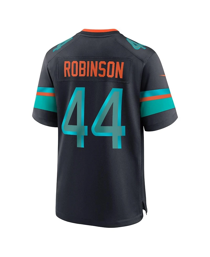 Nike Men's Chop Robinson Pitch Blue Miami Dolphins 2025 Rivalries Collection Game Jersey