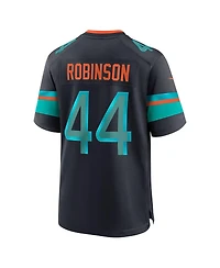 Nike Men's Chop Robinson Pitch Blue Miami Dolphins 2025 Rivalries Collection Game Jersey