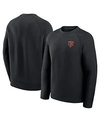 Nike Men's Black Chicago Bears Tech Fleece Raglan Sweatshirt