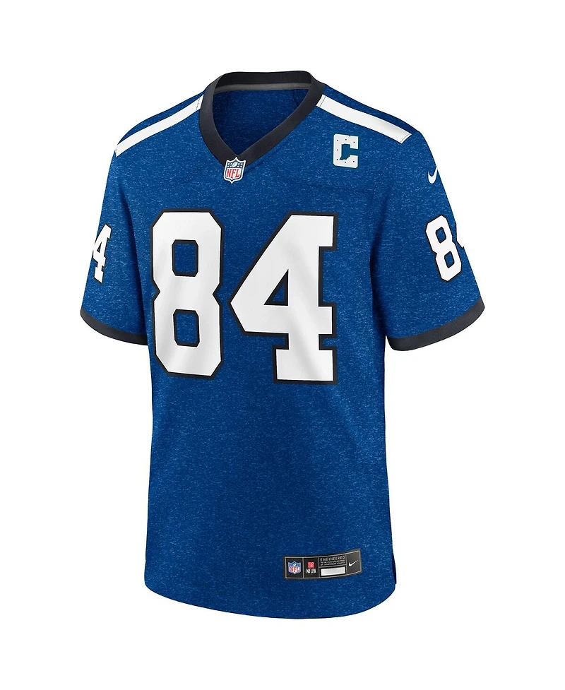 Nike Men's Tyler Warren Heather Royal Indianapolis Colts Alternate 2 Indiana Nights Game Jersey