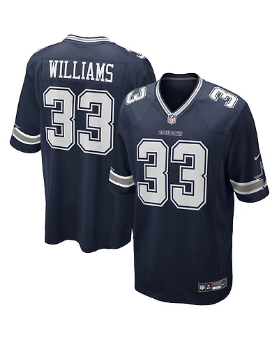 Nike Men's Javonte Williams Navy Dallas Cowboys Team Game Jersey