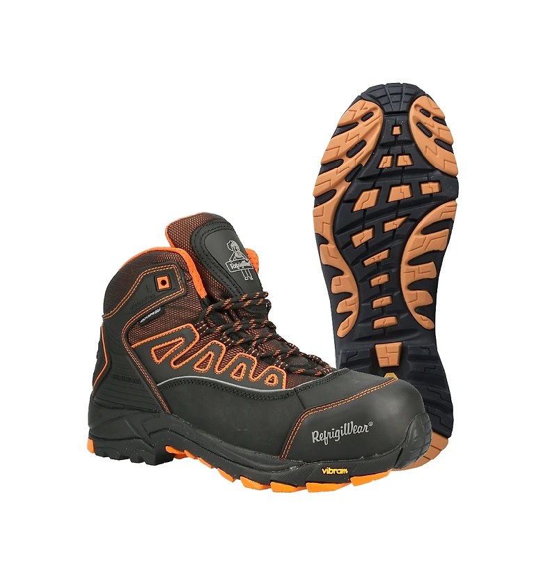 RefrigiWear Women's PolarForce Hiker, Insulated Waterproof Leather Work Boots