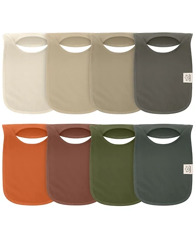 KeaBabies Baby Boys 8-Pack Bibs for Boys, Girls, Pull-on Drool Bib Unisex