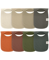 KeaBabies Baby Boys 8-Pack Bibs for Boys, Girls, Pull-on Drool Bib Unisex