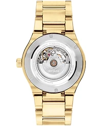 Movado Women's Museum Imperiale Swiss Automatic Light Yellow Pvd Steel Watch, 33mm