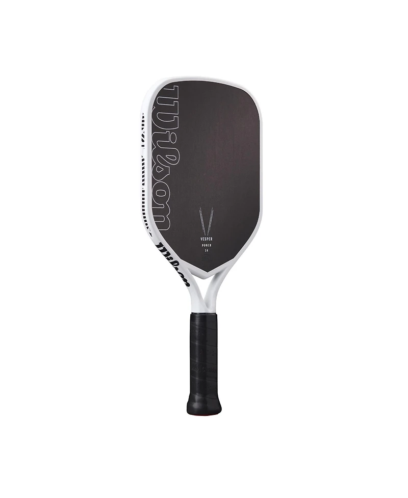 Wilson Vesper Power 14 Pickleball Paddle - White/Black / 4 1/8 / 8.1 Oz