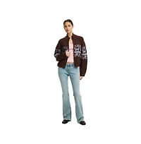 Cotton On Women's Intarsia Knit Bomber