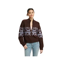 Cotton On Women's Intarsia Knit Bomber