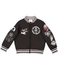 Nightmare Before Christmas Boys Casual Graphic Varsity Bomber Jacket