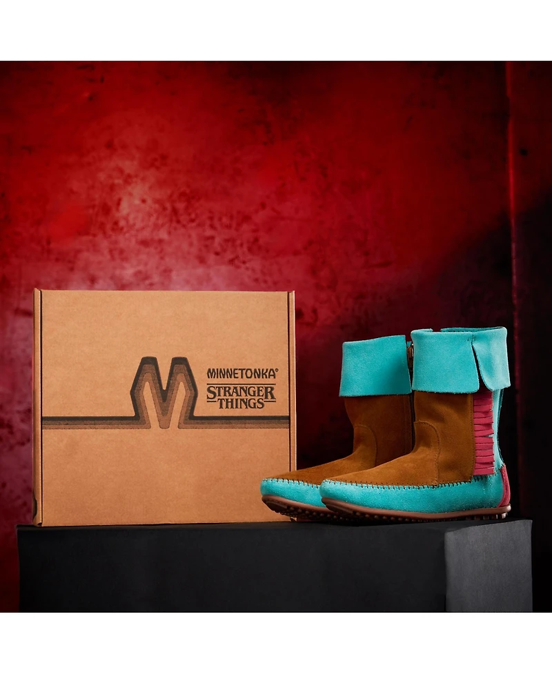 Minnetonka x Stranger Things Women's Holly Wheeler Mid-Calf Boot
