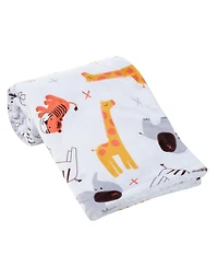 Bedtime Originals Baby Lollipop Jungle Soft Fleece Safari-Themed Blanket