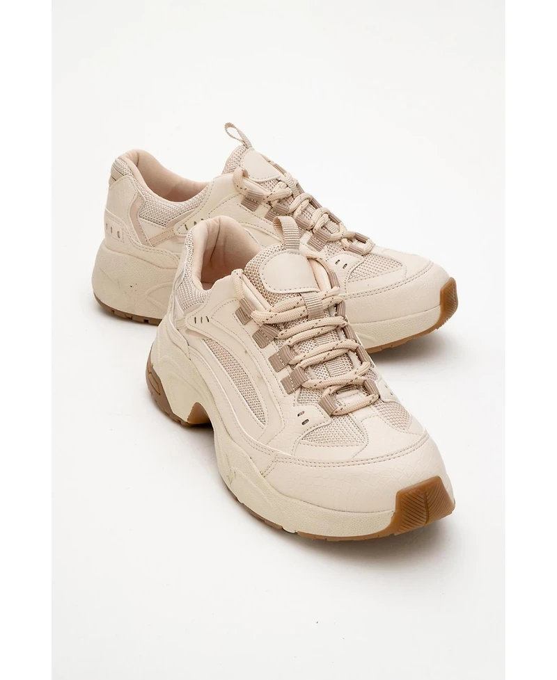 Prologue Shoes Bambi Printed Mesh Sneakers (Women)