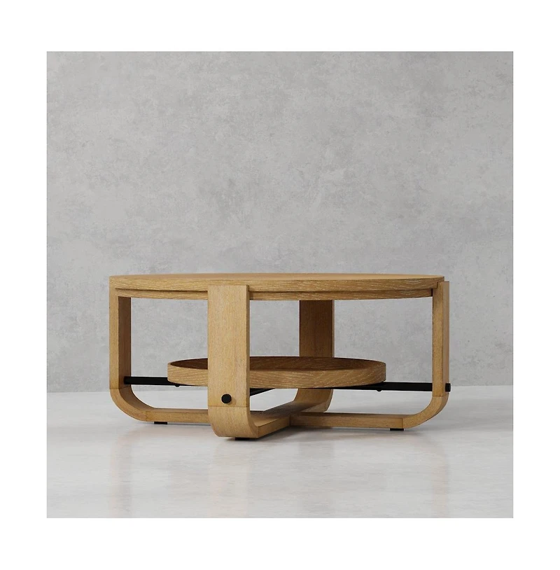 Parker House Furniture Parker House Escape Cocktail Table Round with Shelf